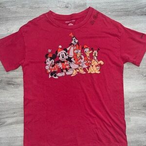 Disney Red Christmas T-Shirt American Eagle